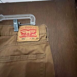 Levi's 541 Brown Work Pants with Leather Patch